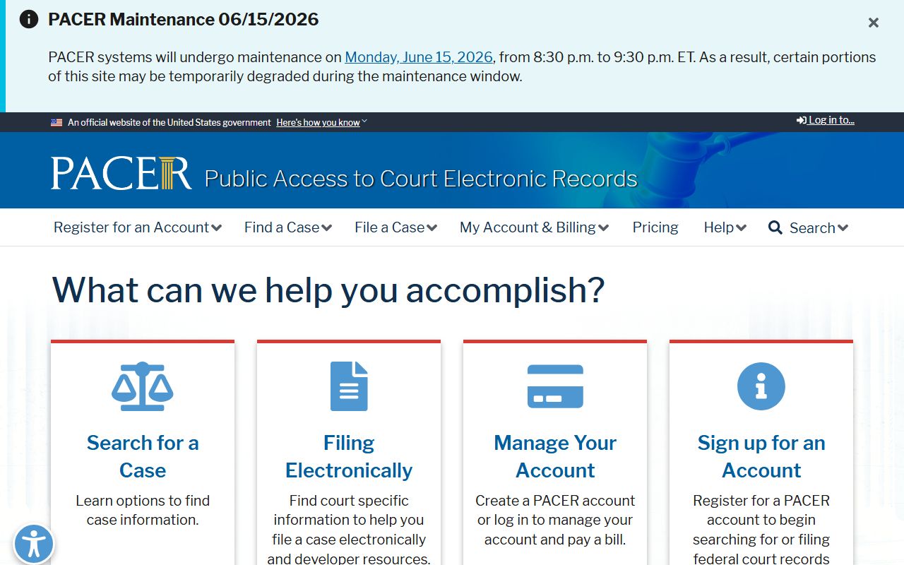 PACER federal case access used alongside Haskell County court dockets